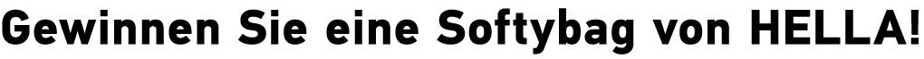 Gewinnen Sie eine ­Softybag von HELLA!