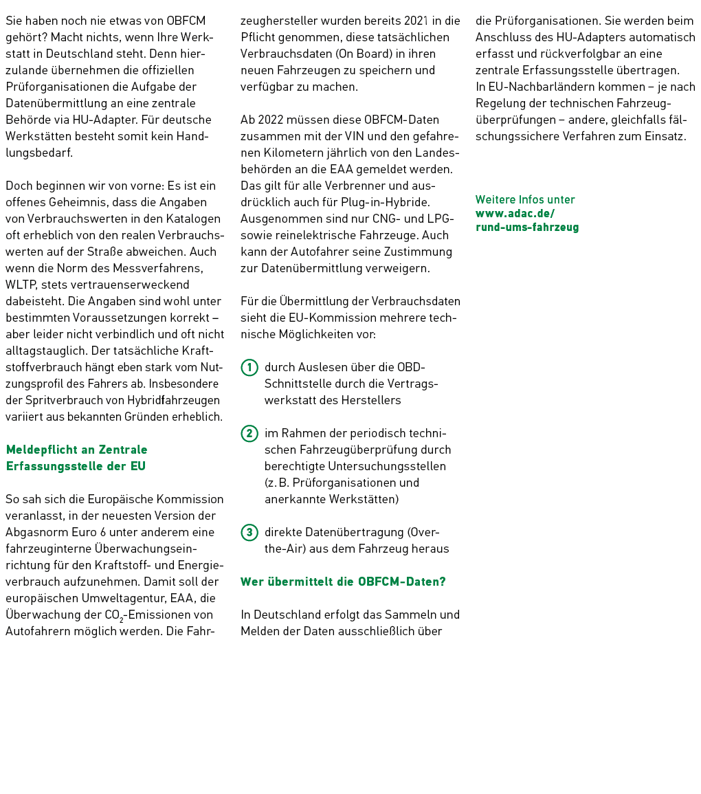 Sie haben noch nie etwas von OBFCM ­geh rt? Macht nichts, wenn Ihre Werkstatt in Deutschland steht. Denn hier­zulande...