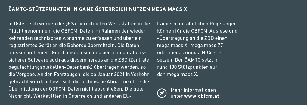  AMTC ST TZPUNKTEN IN GANZ STERREICH NUTZEN MEGA MACS X In  sterreich werden die §57a berechtigten Werkst tten in di...