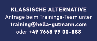 Klassische Alternative Anfrage beim Trainings Team unter training@hella gutmann.com oder +49 7668 99 00 888