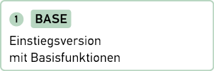 ￼ Einstiegsversion mit Basis­funktionen