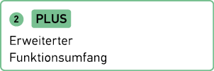 ￼ Erweiterter Funktionsumfang