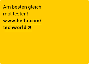 Am besten gleich mal testen! www.hella.com/techworld j