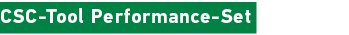 CSC Tool Performance Set