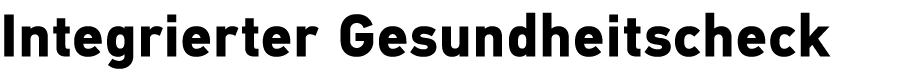 Integrierter Gesundheitscheck